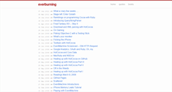 Desktop Screenshot of everburning.com
