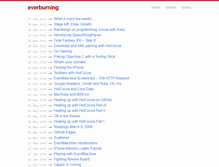 Tablet Screenshot of everburning.com